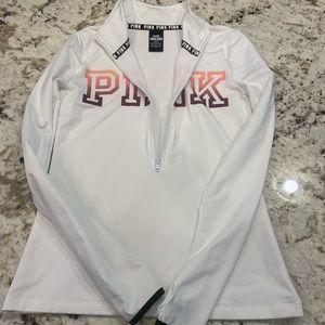 Pink quarter zip pullover